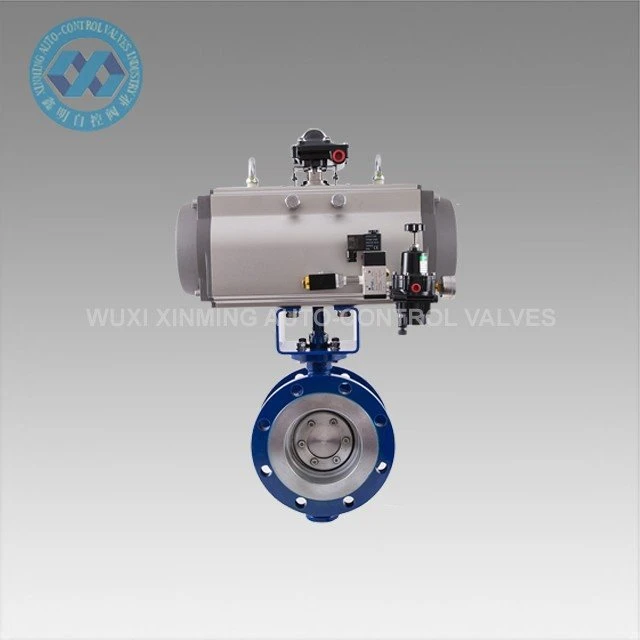 pneumatic metal-to-metal butterfly valve