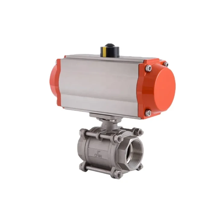 Npt Nici Pneumatic Uruchomione zawór kulowy|Certyfikat CE/ATEX