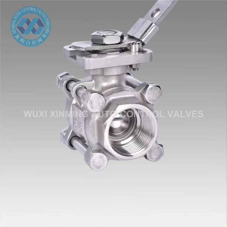 Stainless Steel Pneumatic Ball Valve With Internal Thread